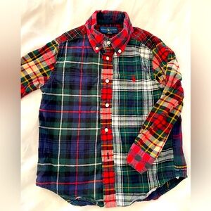 RL flannel button down size 5